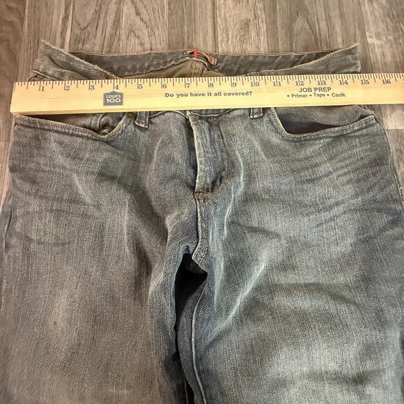 Handmade Heachable Floral Patchwork Denim Jeans Vendor #1307 PO #13331 - Picture 5 of 10